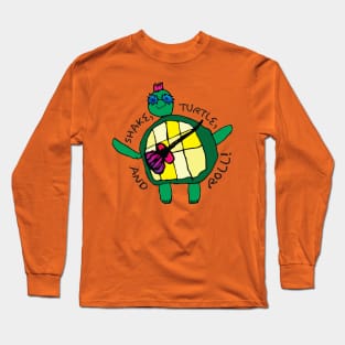 Way Cool Angi - Rock n' Roll Turtle! Long Sleeve T-Shirt